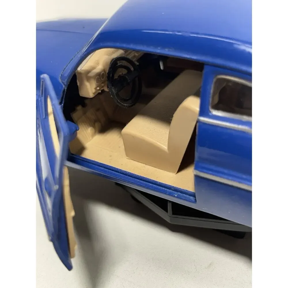 1949 Mercury Coupe Diecast Model Car Blue 1:24 Scale Opening Hood Doors